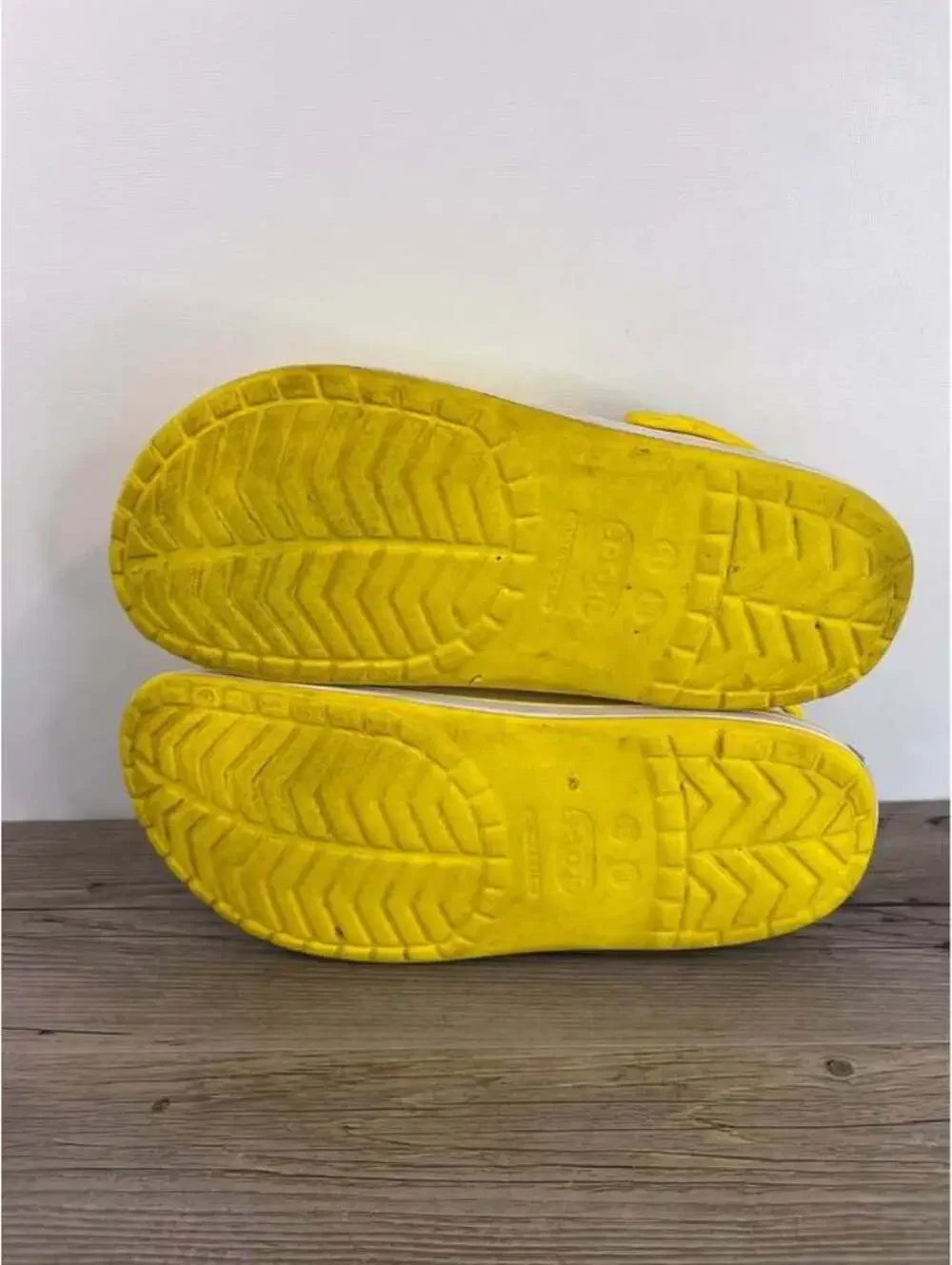 Yellow Crocs Crocband Clogs Men's Size 11